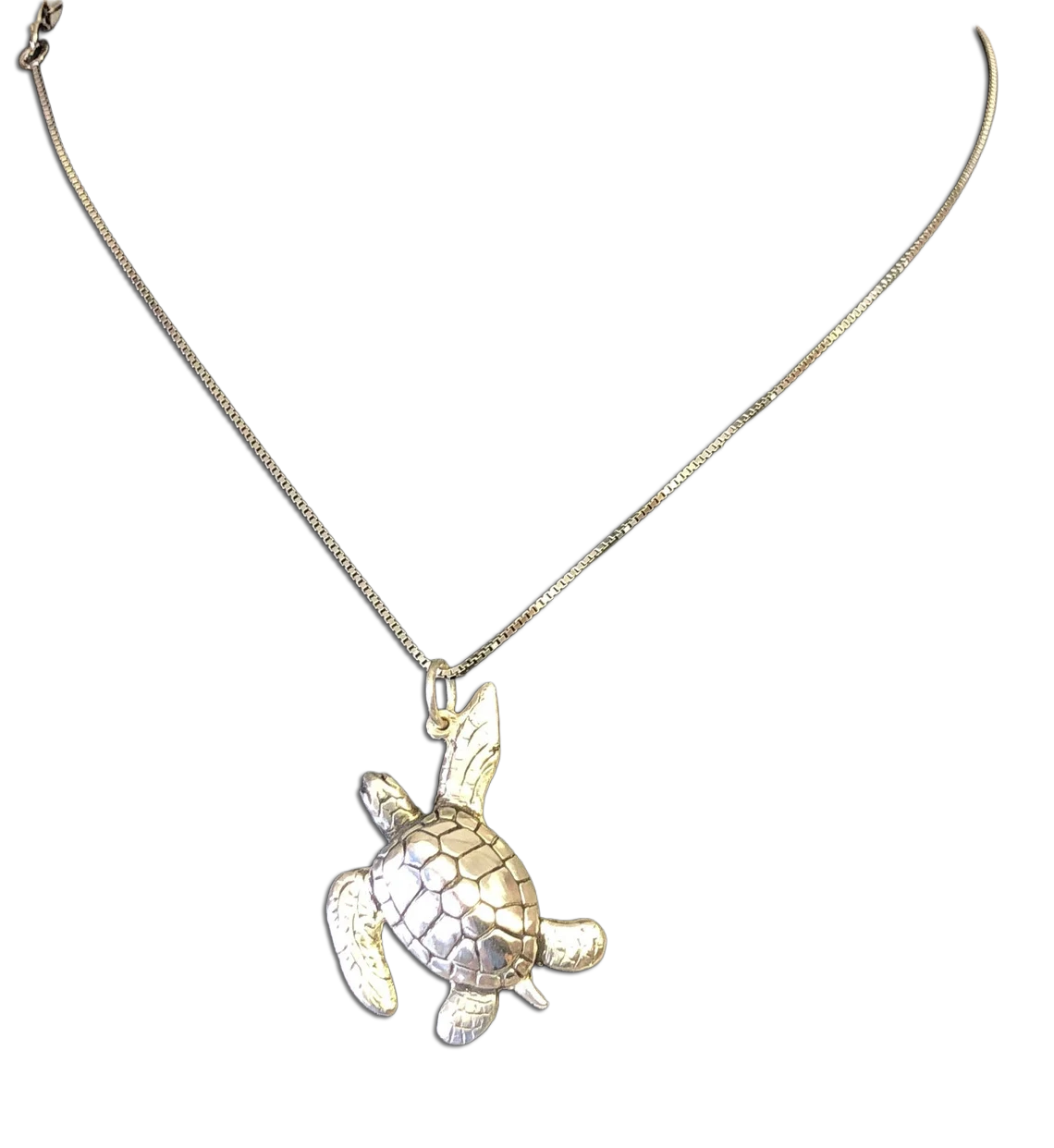 Turtle pendant handmade jewelry by Jewelry by Roger